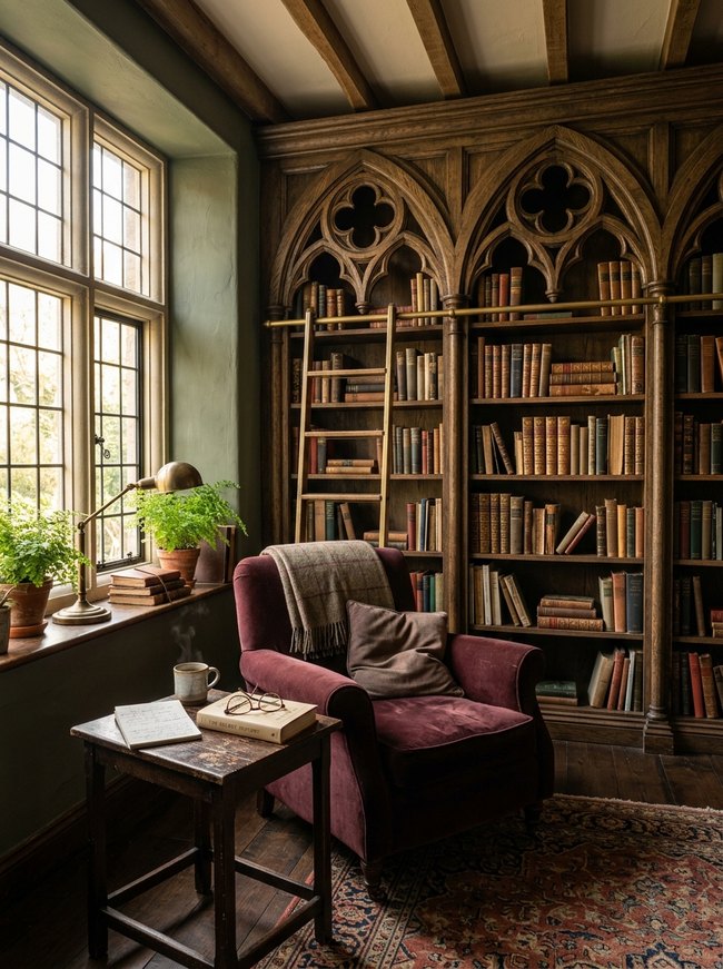 Gothic Archway Bookshelf