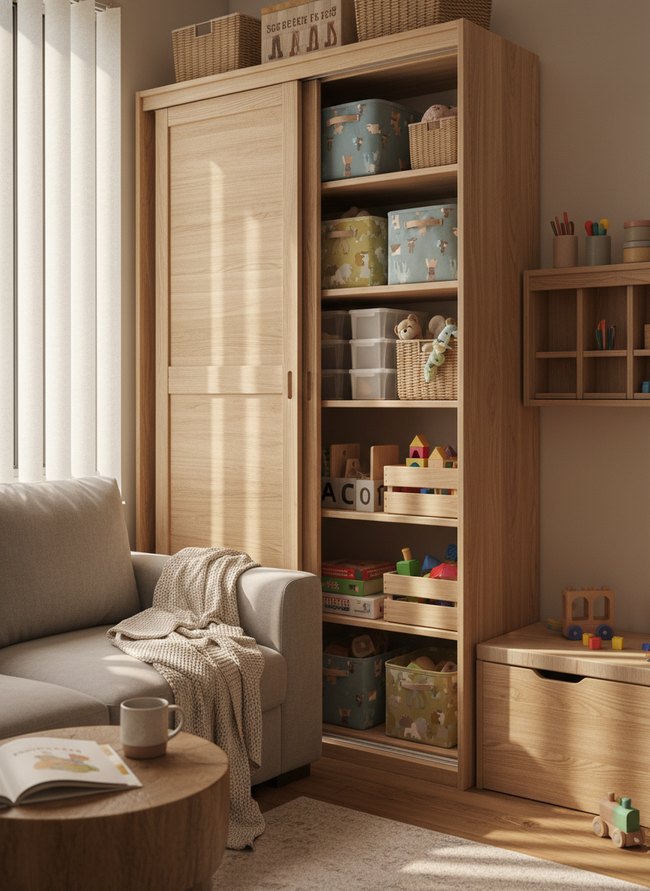 Vertical Sliding Shelf System