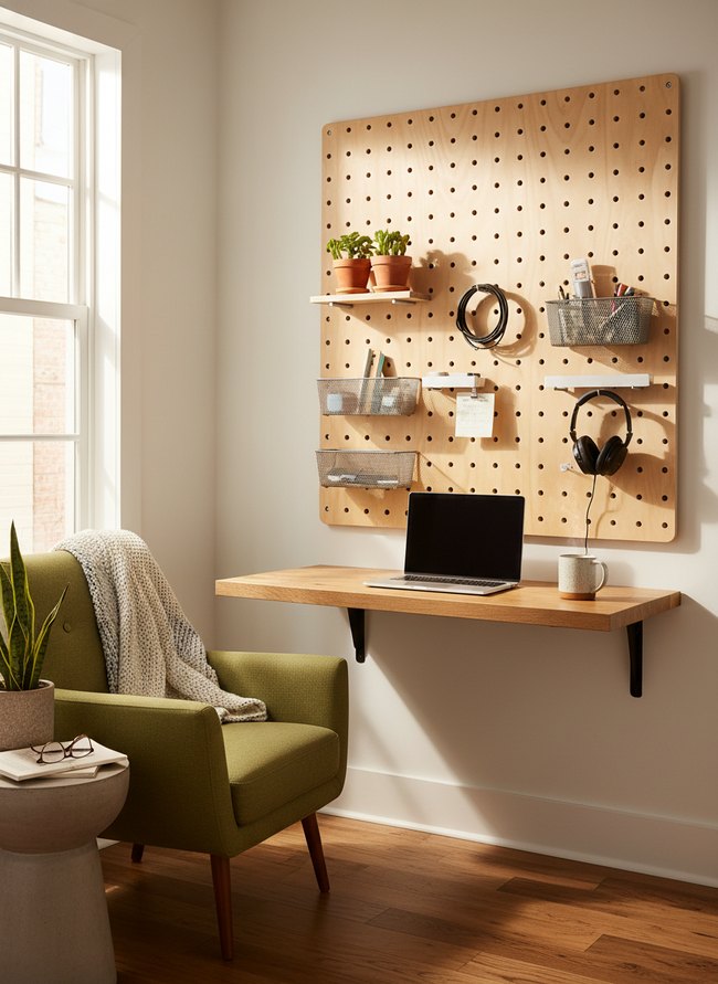 Pegboard Wall Panel