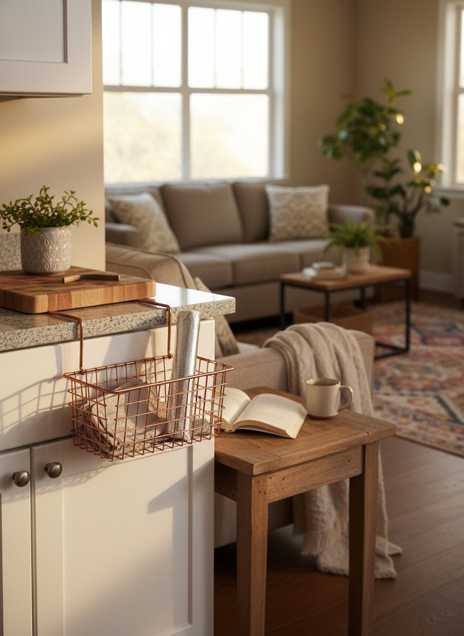 Over-Cabinet Door Basket