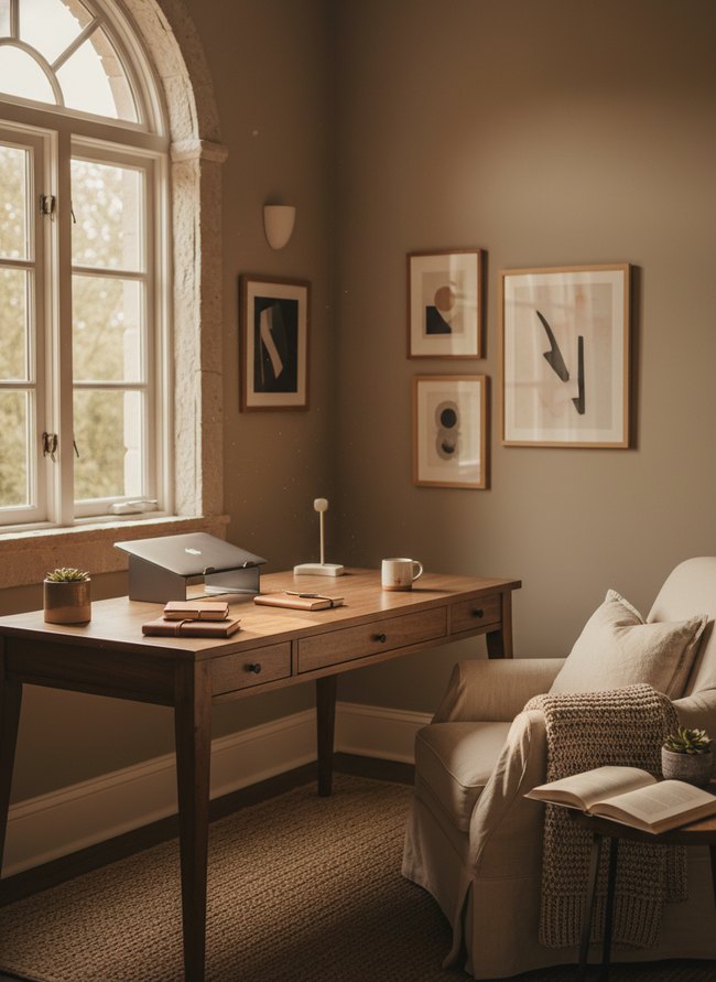 Organized Desk Nook Reset