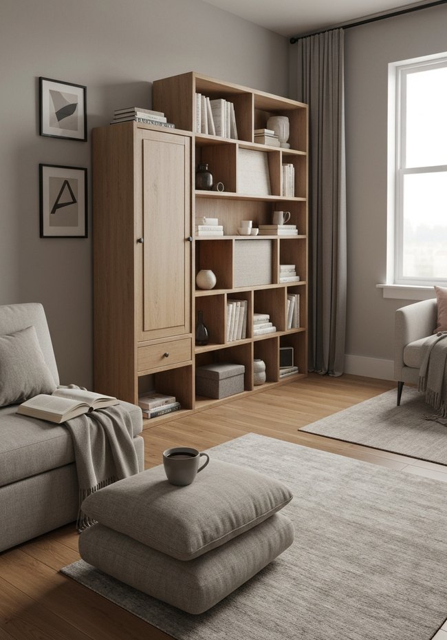 Vertical Stacked Cubbies