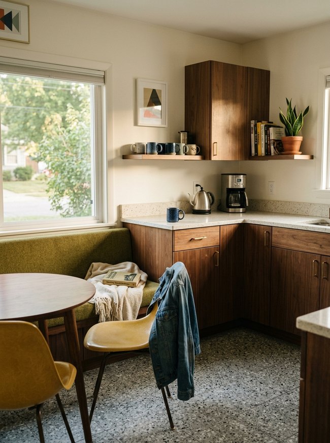 Terrazzo Floor Kitchenette