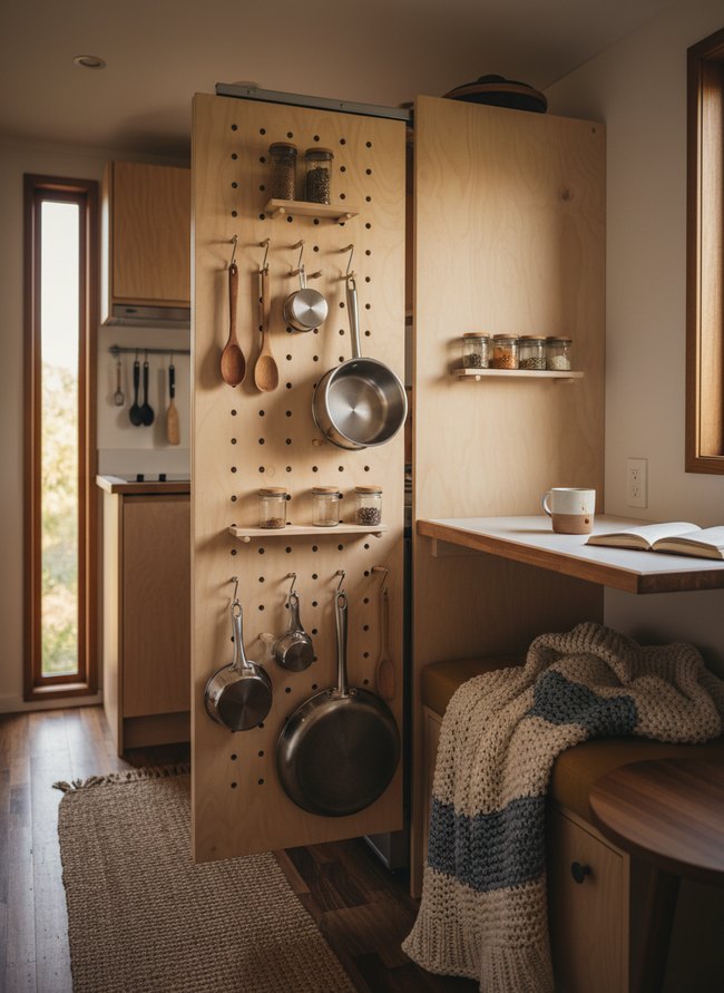 Slide-Out Pantry Pegboard
