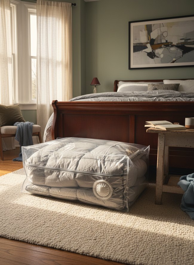 Flat Pack Duvet Compressor