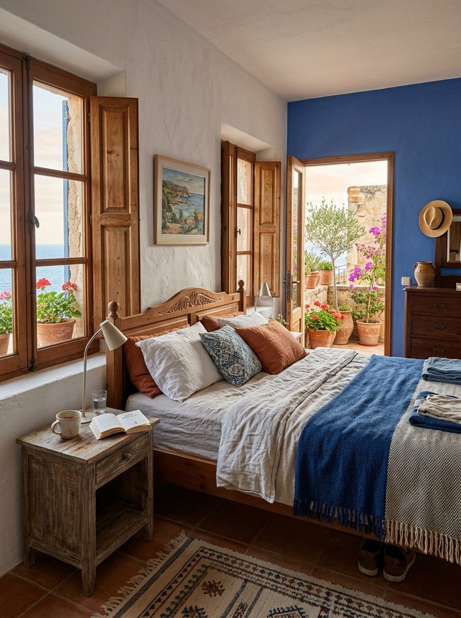 Cobalt Accent Bedroom Vista