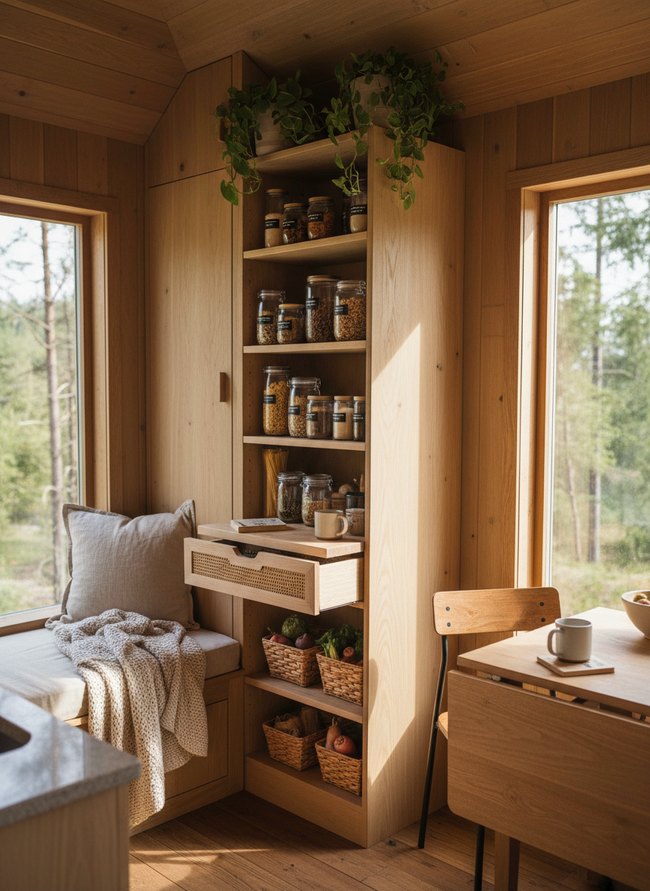 Vertical Wall Unit Pantry