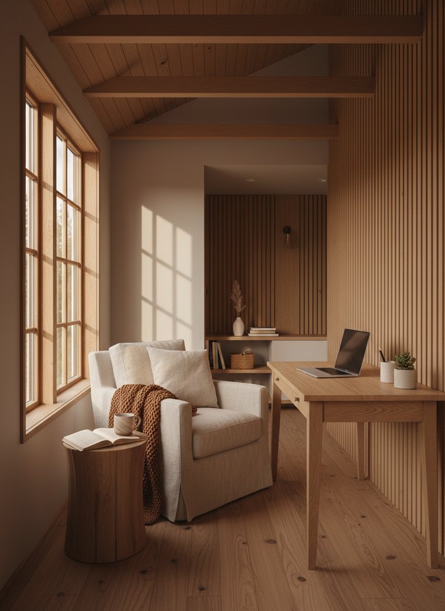 Harmonious Decluttered Desk