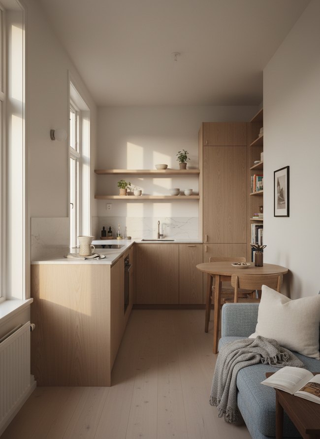 Scandinavian Style Galley Unit