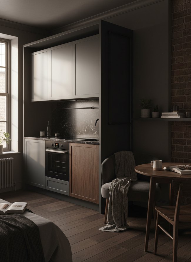 Graphite Industrial Kitchen Pod