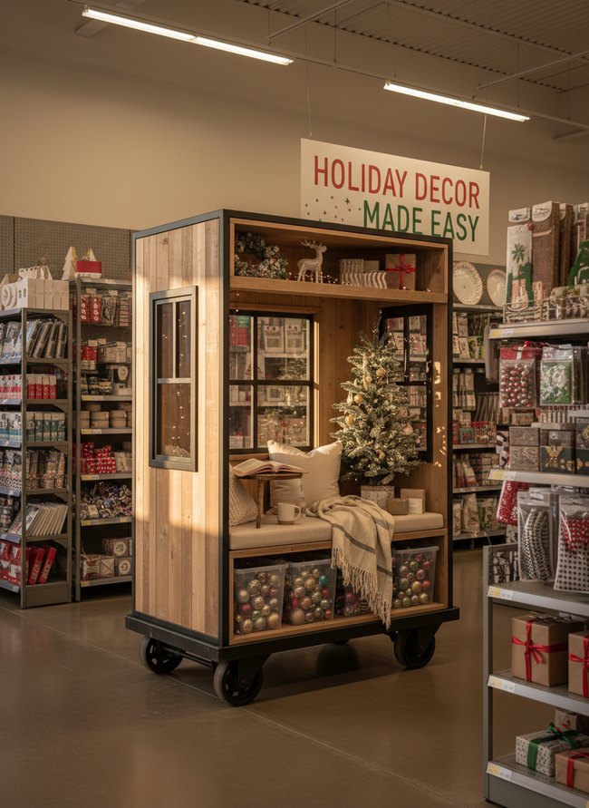 Slim Rolling Container Cart