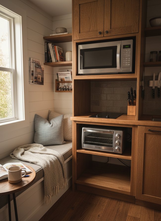 Space-Saving Microwave Placement