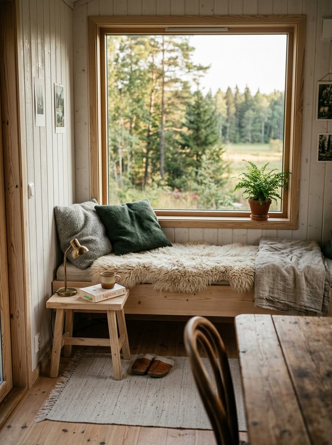 Sheepskin Window Daybed