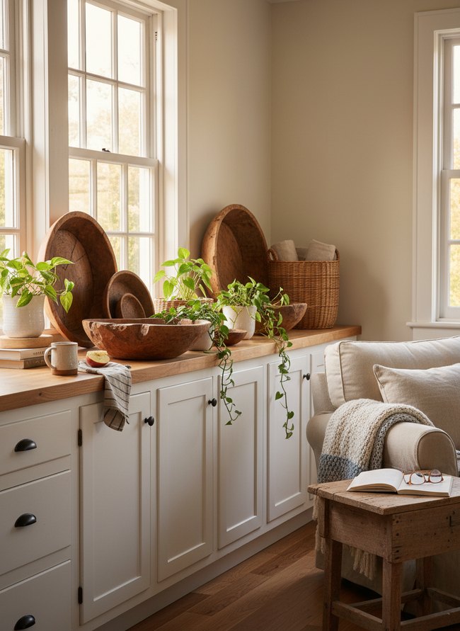 Rustic Wood Bowl Collection