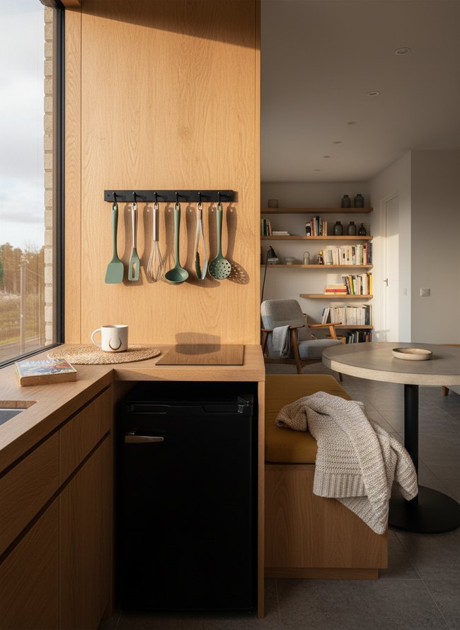 Magnetic Wall Utensil Rack