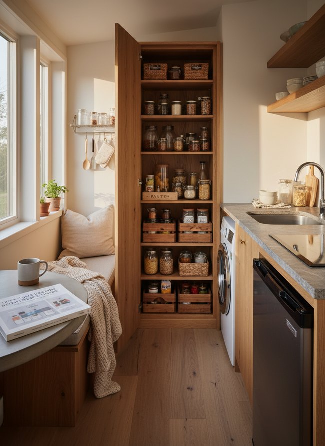 Hidden Pull-Out Pantry