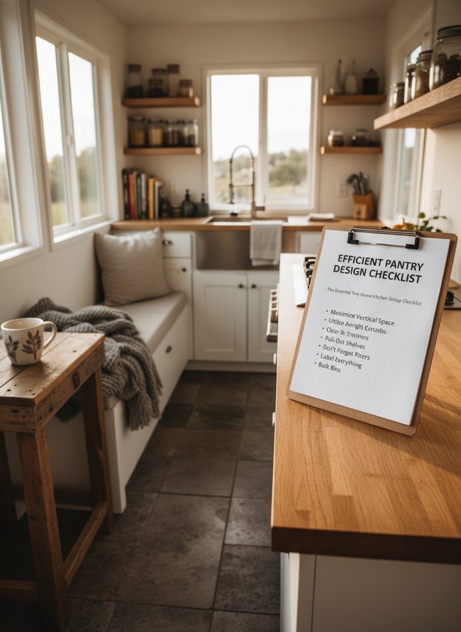 Efficient Pantry Design Checklist