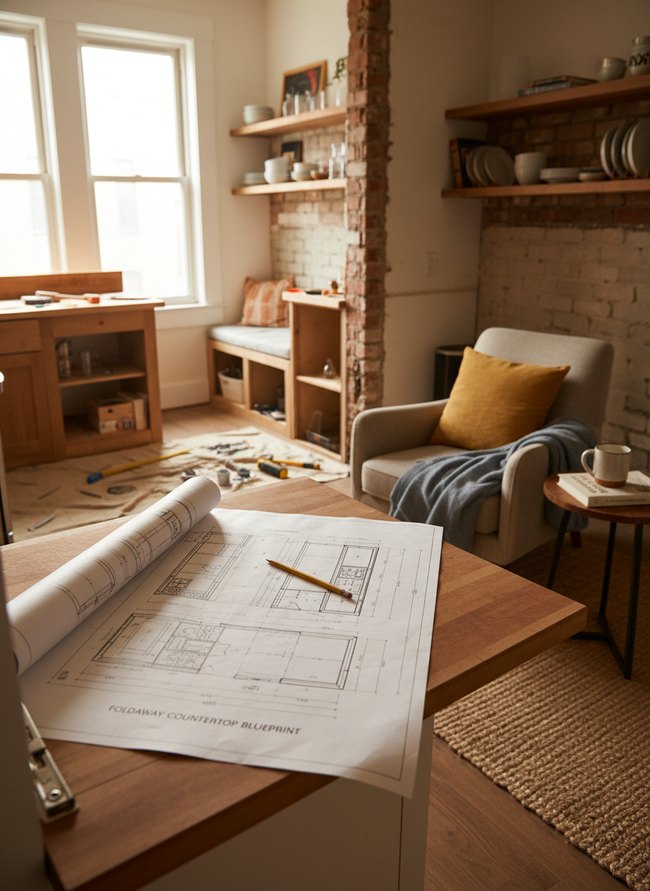 Foldaway Countertop Blueprint