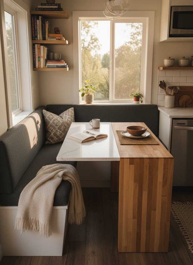 Modern Quartz Dining Nook