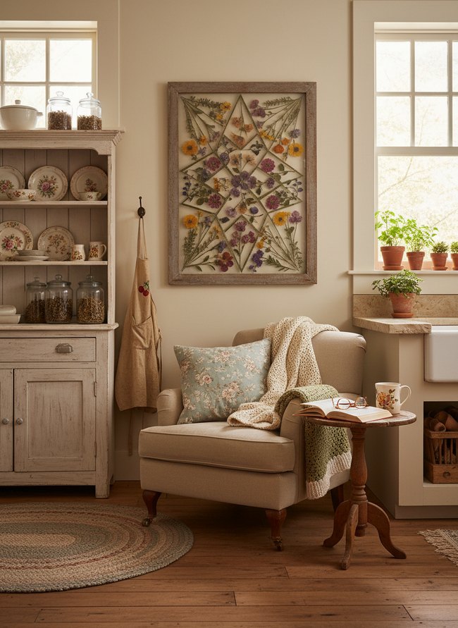 Pressed Flower Wall Art
