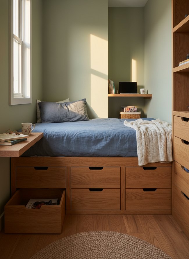 Captain's Deck Storage Bed