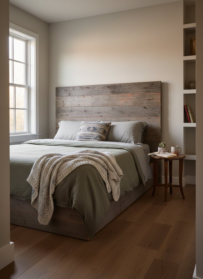 Reclaimed Barnwood Headboard
