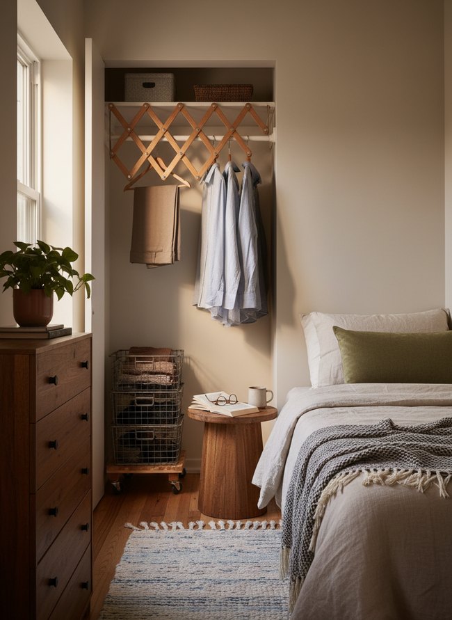 Fold-Out Hanging System