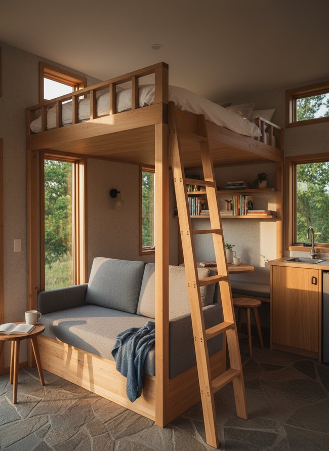 Convertible Sofa Loft Unit