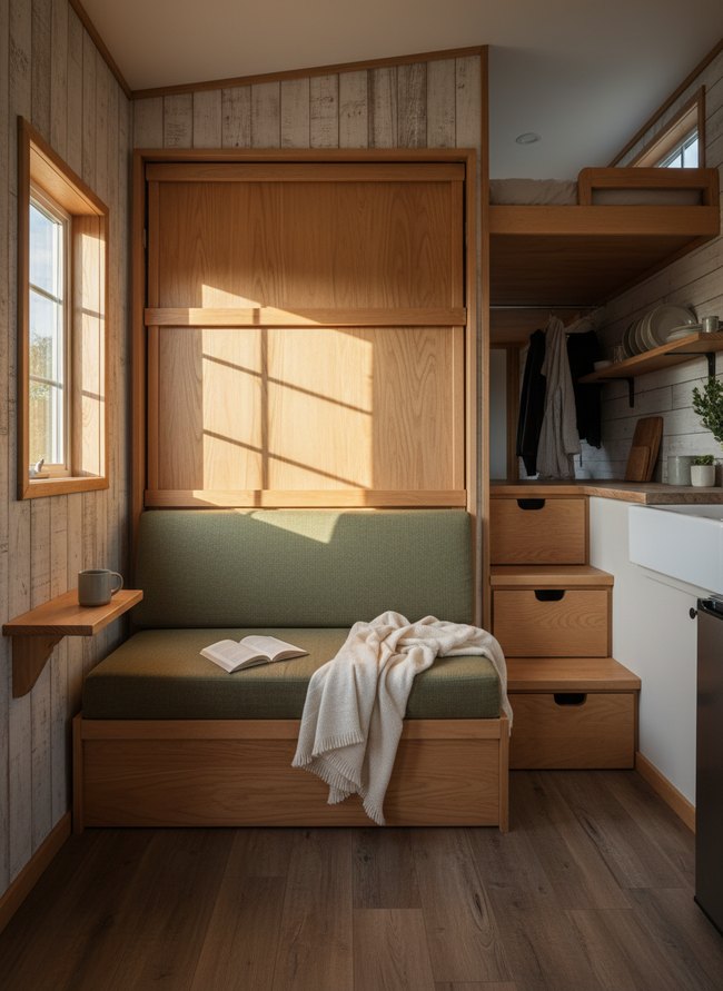 Fold-Away Wall Mounted Bunk