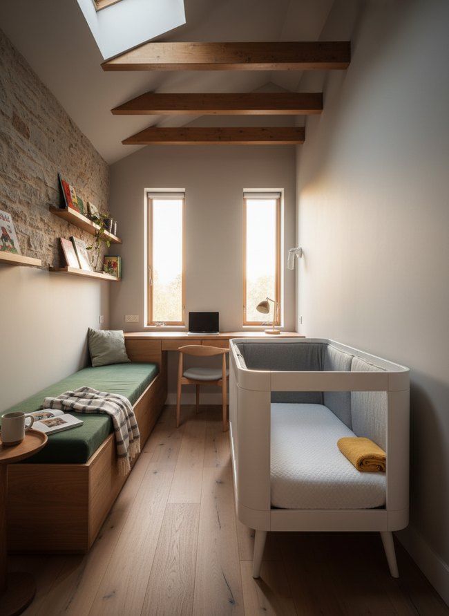 Sleek Modern Nest Crib
