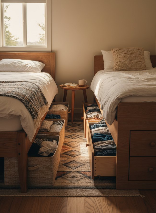 Standard Frame With Underbed Boxes