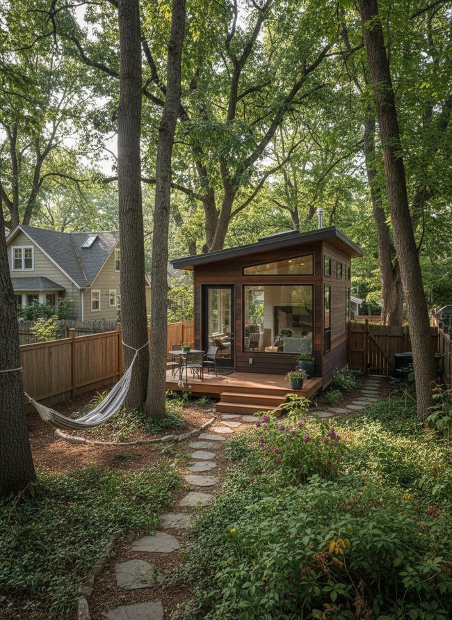 Contemporary Backyard Hideaway