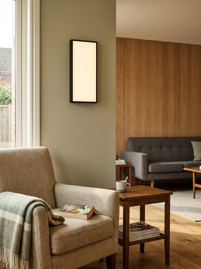 Sleek LED Panel Sconce