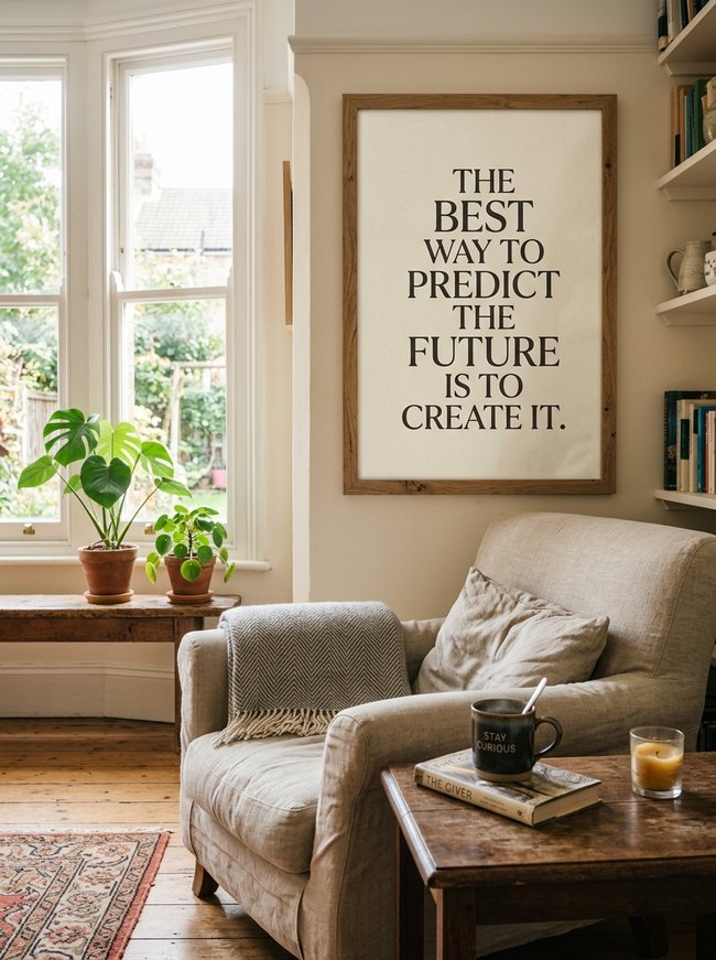 Inspirational Quote Typography Poster