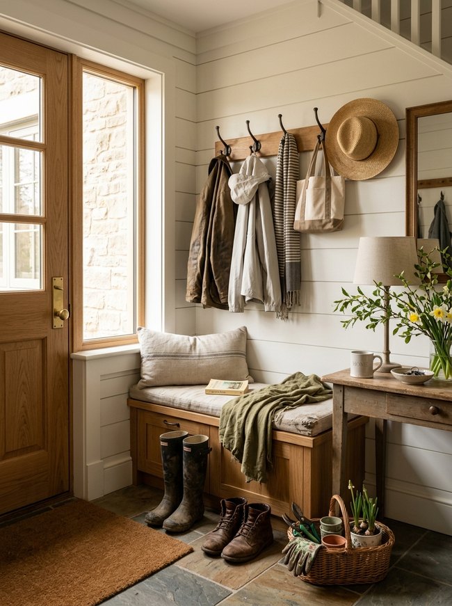 Dewdrop Entryway Mudroom Nook