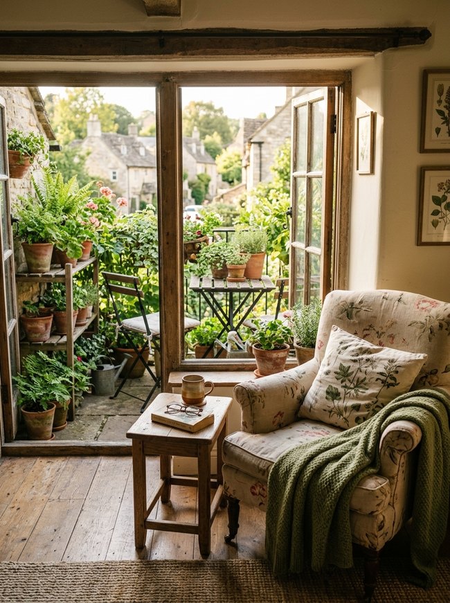 Botanical Balcony View