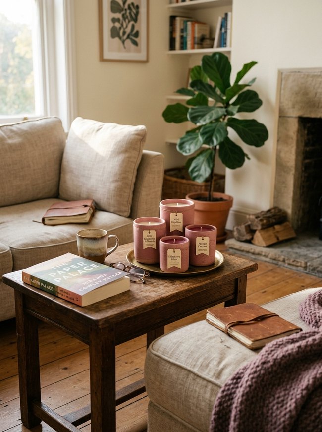 Pink Berry Candle Set
