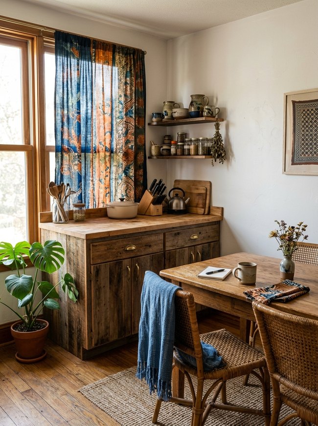 Boho Batik Kitchenette