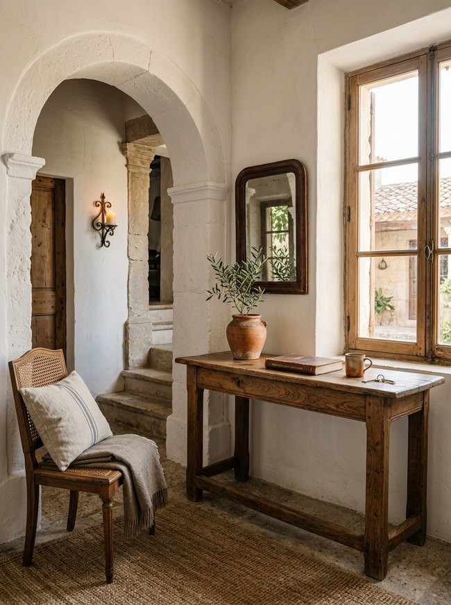 Arched Entryway Console Table