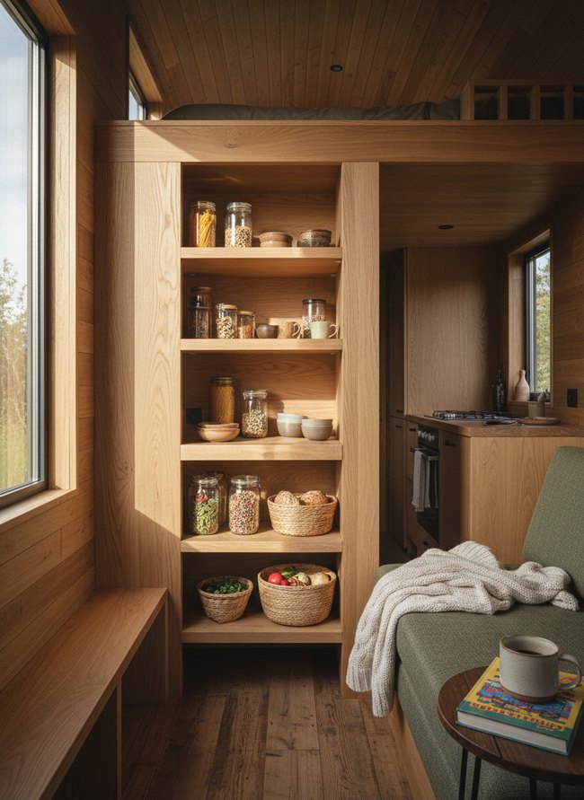Under-Stair Alcove Pantry