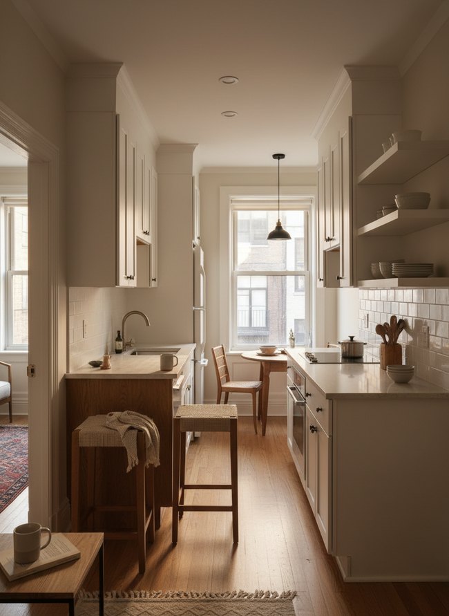 Contemporary White Galley