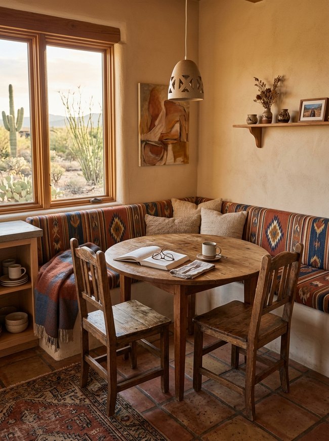 Southwest Textile Dining Alcove