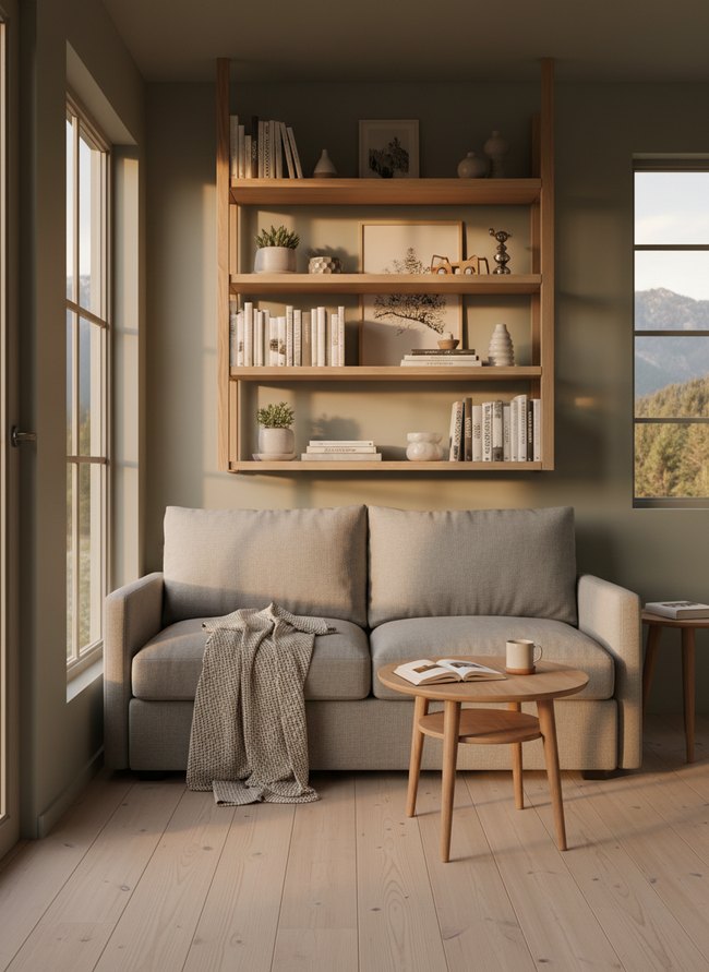 Scandi Ladder Bookcase