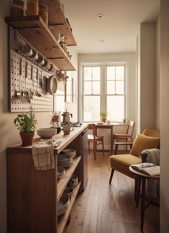 Pegboard Utensil Rail