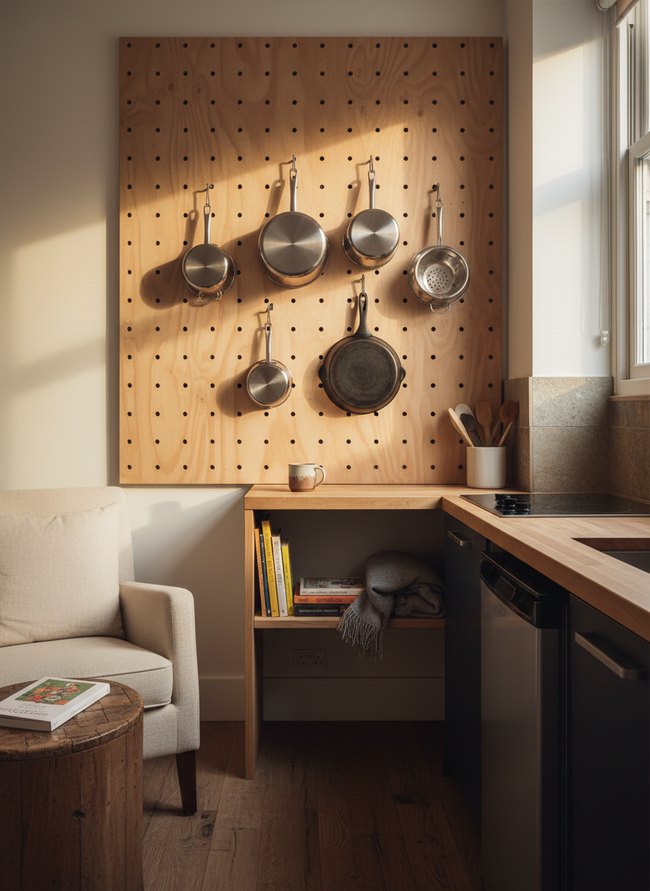 Pegboard Pot Display