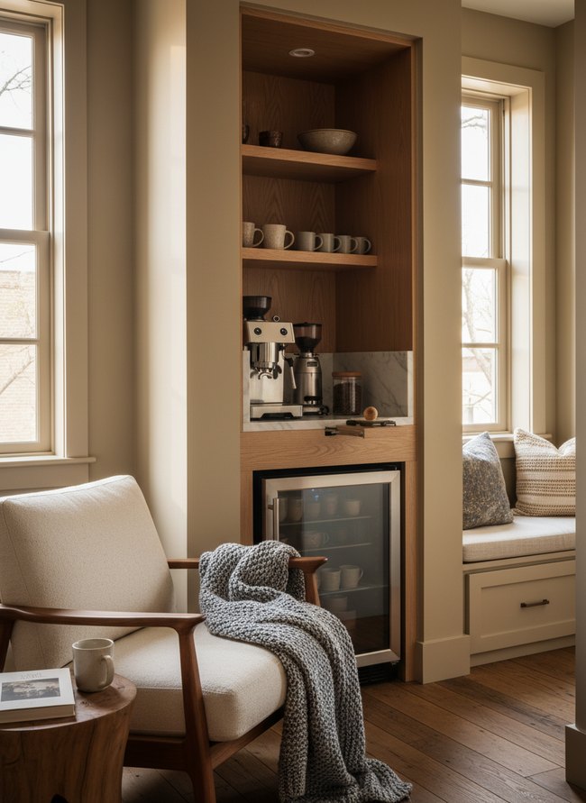 Hidden Pantry Coffee Alcove