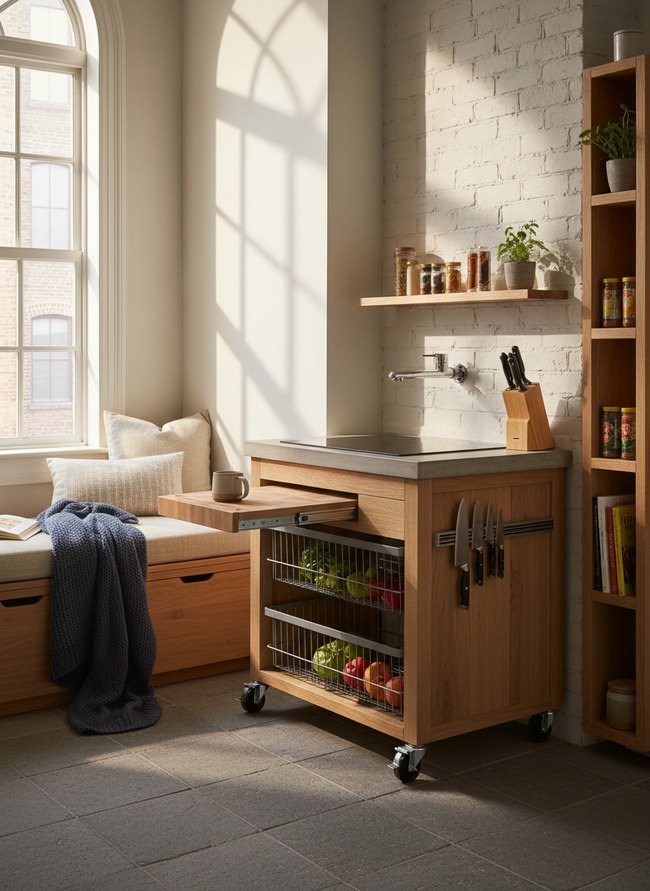 Modular Under-Cabinet Station
