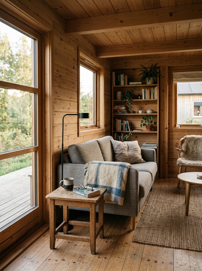 Pine Panel Living