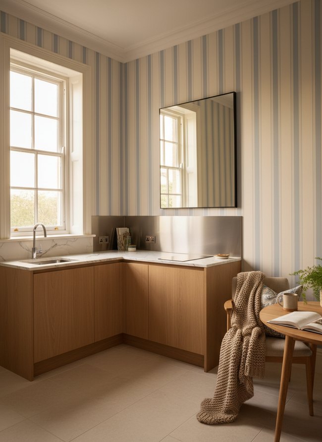 Vertically Striped Wall