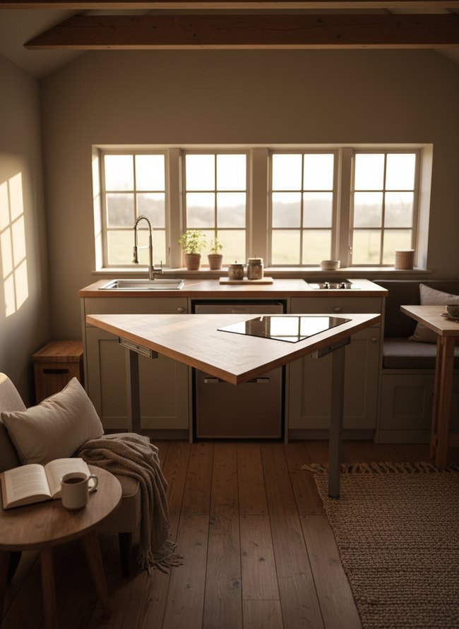 Pull-Out Countertop Triangle